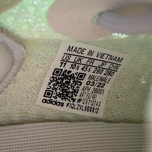 Yeezy Adidas Men's Boost 350 V2 Hyperspace EG7491 Size 11 NWT - Picture 12 of 12